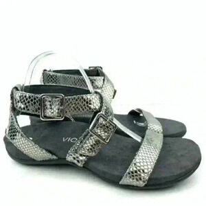 New Vionic sandal 9 41 Elnora leather snake print